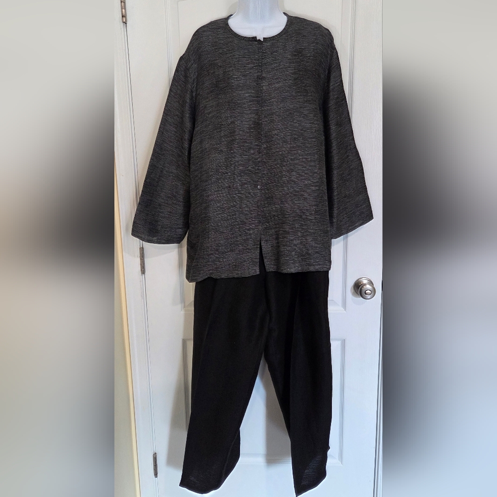 Eileen Fisher Linen top and coordinating pants